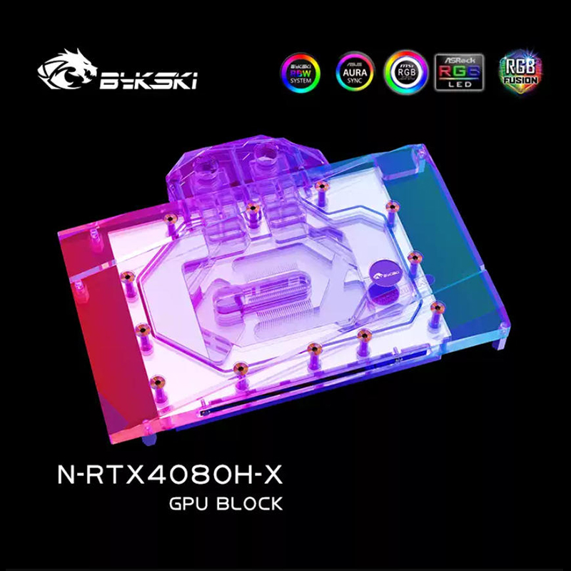 Rtx 4080 Water Cooling Block - Bykski gpu bloco de água para