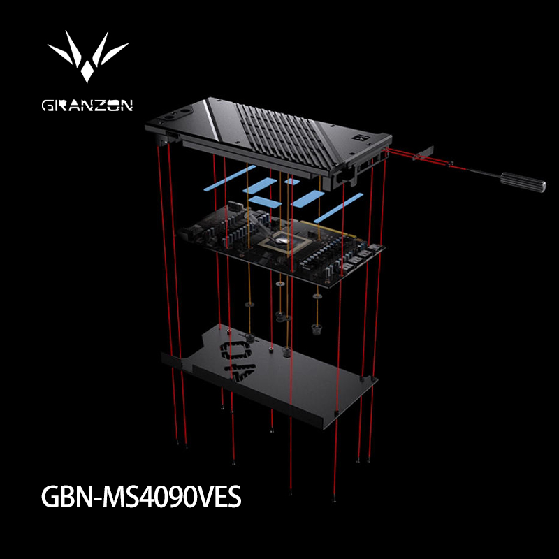 Rtx 4090 Water Block Full Cover - Granzon GPU Bloco de água para