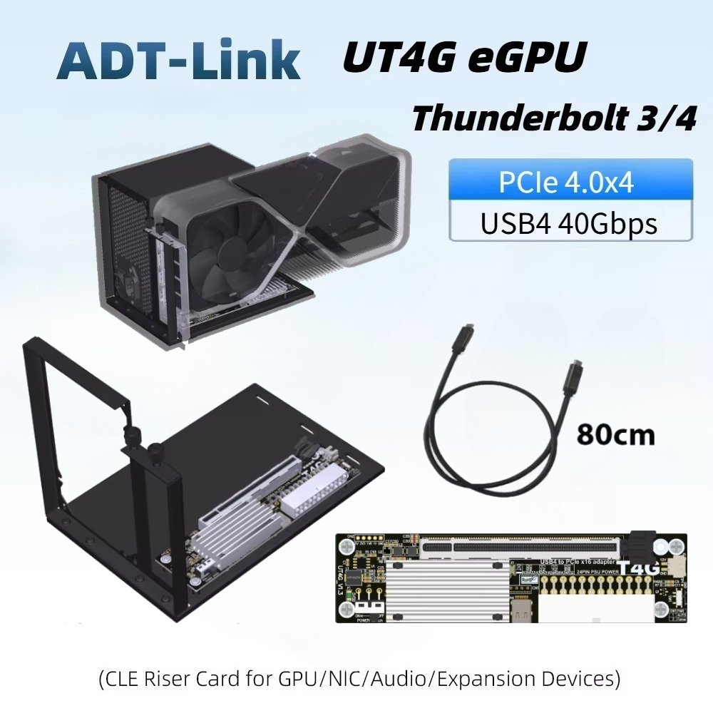 Gpu External Dock Egpu Thunderbolt 4 - Estação de Conexão para Placa Gráfica