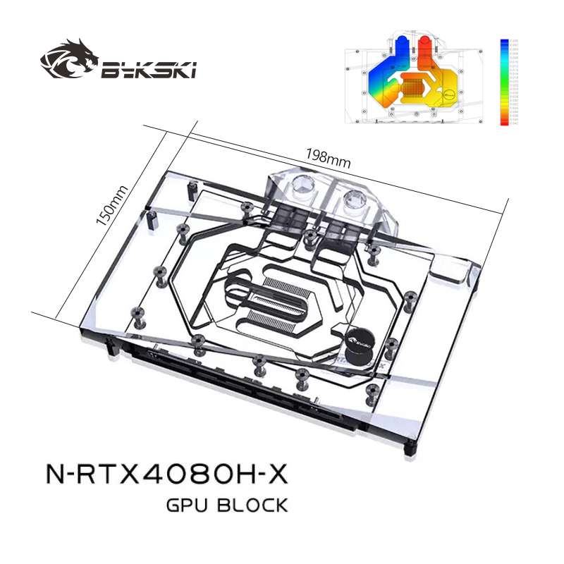 Bykski gpu bloco de água para  - Rtx 4080 Water Cooling Block avaliação e preço