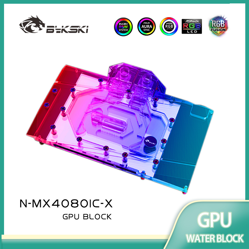 Bykski bloco gpu para maxsun r - Rtx 4080 Water Cooling Block avaliação e preço