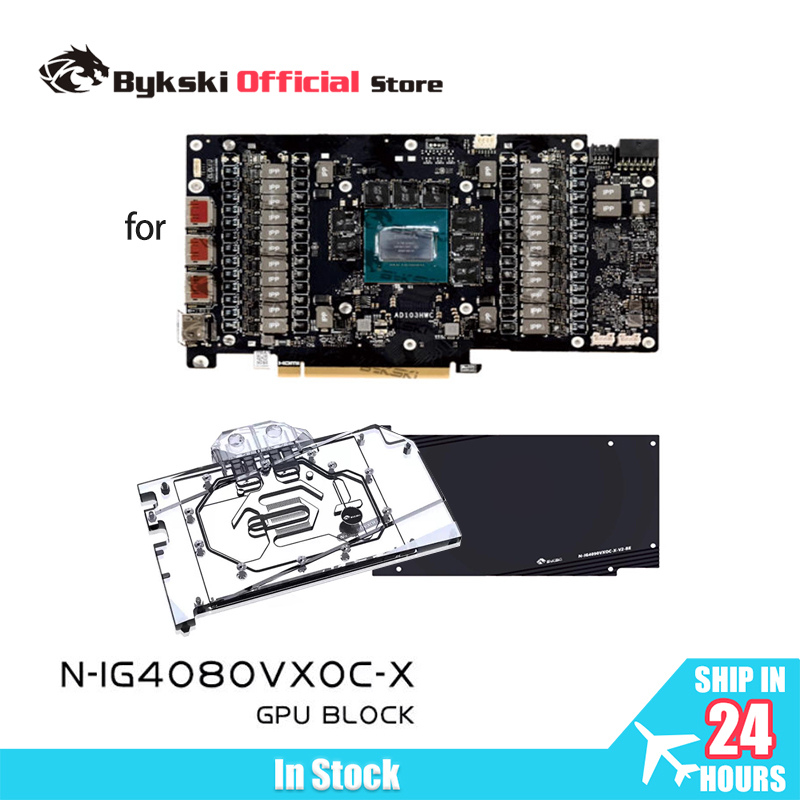 Bloco GPU Bykski N-IG4080VXOC- - Rtx 4080 Water Cooling Block avaliação e preço