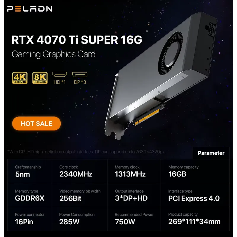 Placa de Vídeo Hot Sale Geforc - Rtx 4070 Ti Super 16Gb avaliação e preço