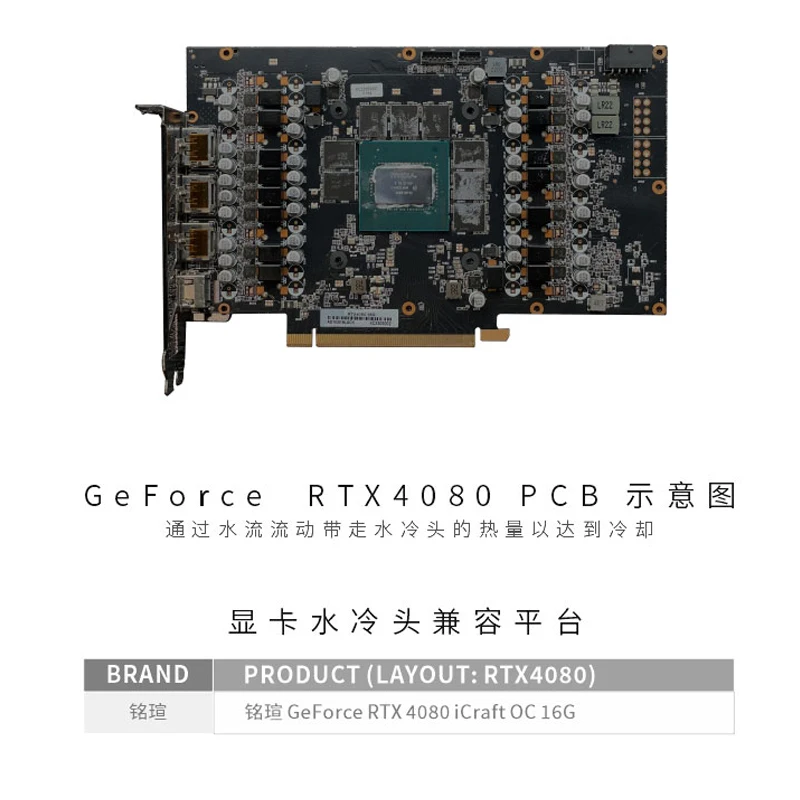 Bykski N-MX4080IC-X bloco gpu  - Rtx 4080 Water Cooling Block avaliação e preço