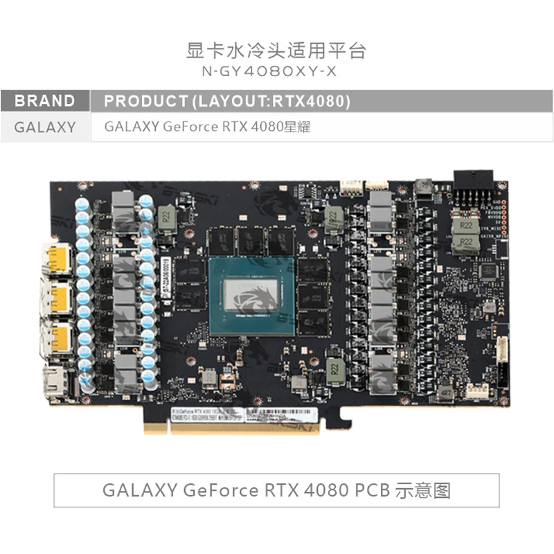 Bloco de Resfriamento para GPU - Rtx 4080 Water Cooling Block avaliação e preço
