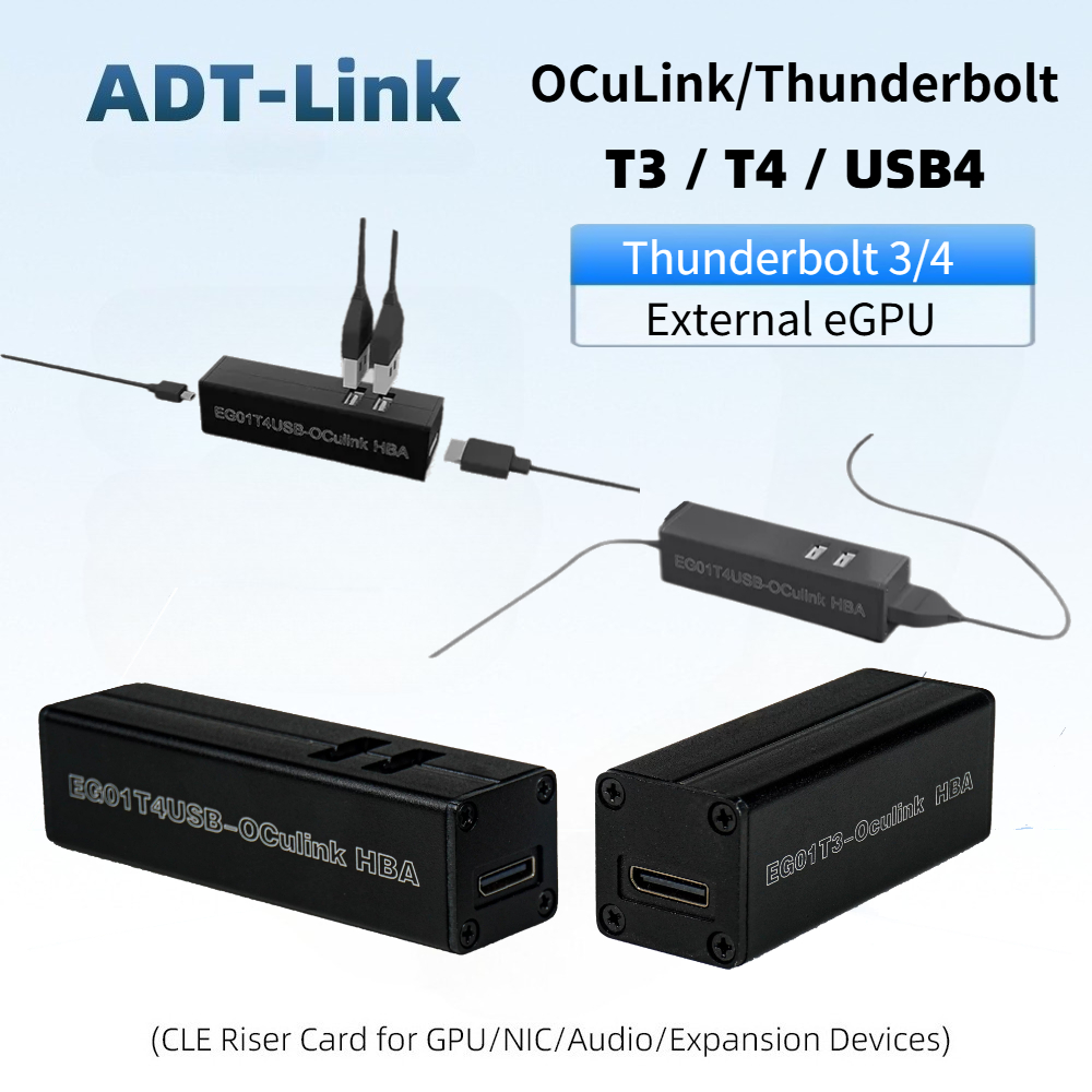 Adaptador T3 / T4 OCuLink Thun - Gpu External Dock Egpu Thunderbolt 4 avaliação e preço