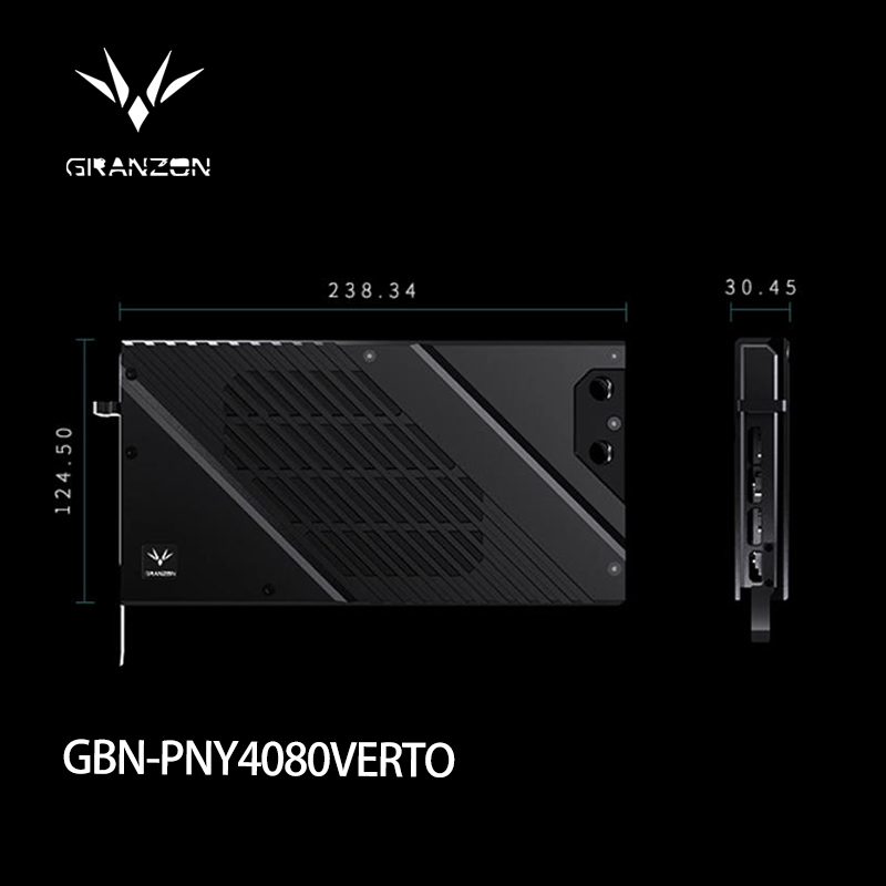 Granzon GBN-PNY4080VERTO Bloco - Rtx 4080 Water Cooling Block avaliação e preço