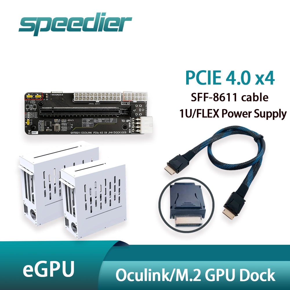 Docking Station eGPU PCIe 4.0  - Oculink Gpu Dock Station avaliação e preço