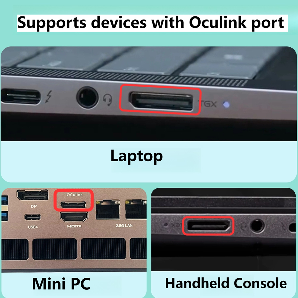 Docking Station eGPU Oculink / - Oculink Gpu Dock Station avaliação e preço